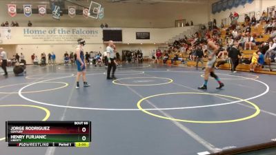 144 lbs Quarterfinal - Jorge Rodriguez, Century vs Henry Furjanic, Liberty