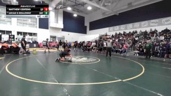 144 lbs Champ. Round 1 - Lucas S Holloway, Santiago (Corona) vs Matthew Centeno, Esperanza