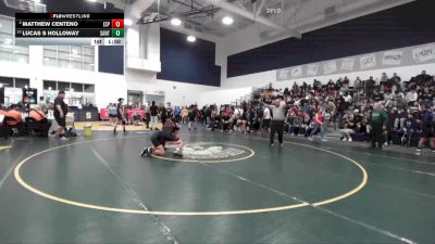 144 lbs Champ. Round 1 - Lucas S Holloway, Santiago (Corona) vs Matthew Centeno, Esperanza