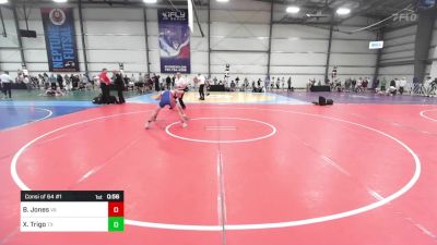 126 lbs Consi Of 64 #1 - Brice Jones, VA vs Xavier Trigo, TX