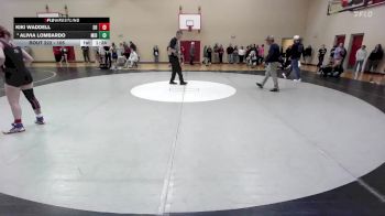 105 lbs Champ. Round 2 - Kiki Waddell, Southridge vs Alivia Lombardo, Middleton