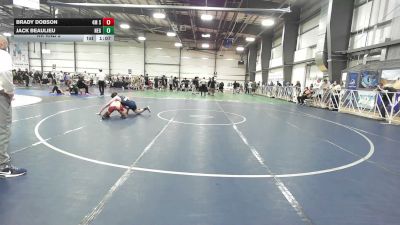 113 lbs Rr Rnd 2 - Brady Dobson, 4M Strength - HSB vs Jack Beaulieu, New England Gold - HSB