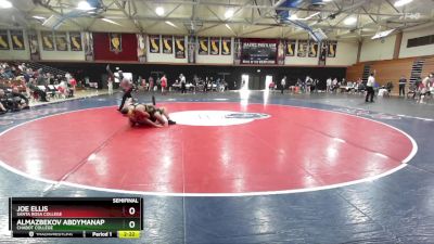 197 lbs Semifinal - Almazbekov Abdymanap, Chabot College vs Joe Ellis, Santa Rosa College