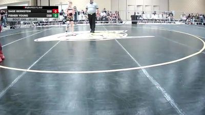 69 lbs Consi Of 16 #2 - Sage Bernstein, Durham Elite vs Fisher Young, Champions WC