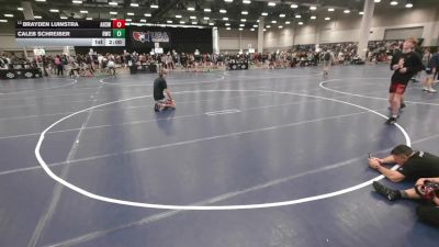 126 lbs Champ. Rd Of 128 - Brayden Luinstra, Augusta High School Wrestling vs Caleb Schreiber, Ringers Wrestling Club