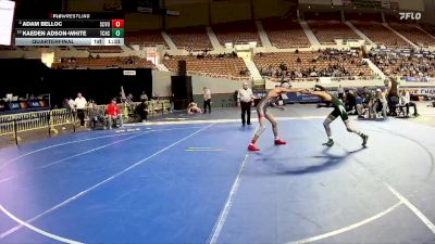 106-D4 Quarterfinal - Kaeden Adson-White, Tuba City High School vs Adam Belloc, Santa Cruz Valley Union High School