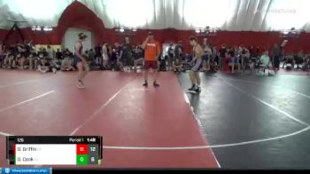 126 lbs Placement Matches (8 Team) - Dustin Cook, CR Xavier vs Dillon Griffin, Oswego