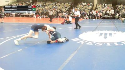 115-I2 lbs 3rd Place - Freddy Mehr, MacArthur vs George Ellis, Manhasset