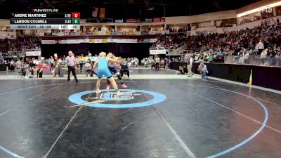 5A 189 lbs Cons. Round 3 - Landon Colwell, Cleveland vs Andre Martinez, Atrisco Heritage