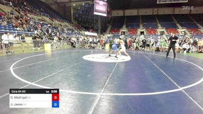 120 lbs Cons 64 #2 - Orion Madrigal, OR vs Jonathan Jasso, CA