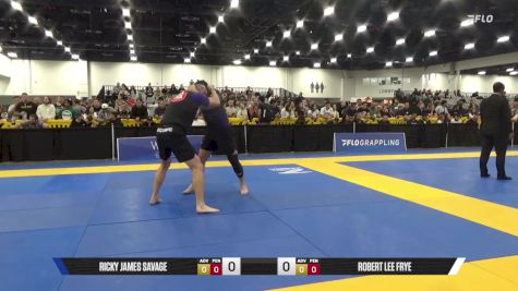 Robert Lee Frye vs Ricky James Savage 2025 World IBJJF Jiu-Jitsu No-Gi Championship