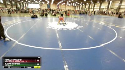 72 lbs Rd# 9- 2:15pm Saturday Final Pool - Rowan Navarro, Great Neck WC National Team vs Julian Turner, Mile High