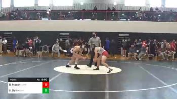 172 lbs Final - Brant Mason, Hamburg vs Sean Getty, Camp Hill