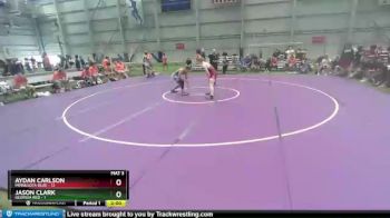 160 lbs Quarterfinals (8 Team) - Aydan Carlson, Minnesota Blue vs Jason Clark, Georgia Red