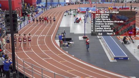 Men's Mile, Finals 3
