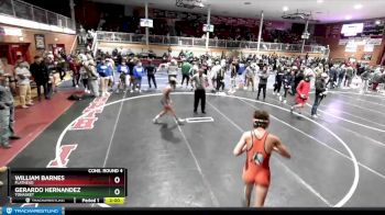 120 lbs Cons. Round 4 - William Barnes, Flathead vs Gerardo Hernandez, Tonasket