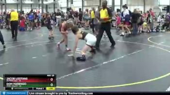 112 lbs Round 3 (6 Team) - Jacob Lootans, Olympia Red vs Dom Marengo, Steel Valley