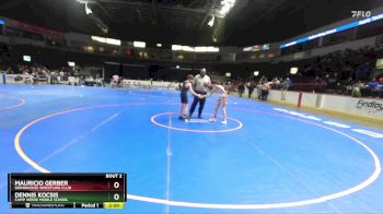 88 lbs Champ. Round 1 - Mauricio Gerber, Grindhouse Wrestling Club vs Dennis Kocsis, Camp Verde Middle School