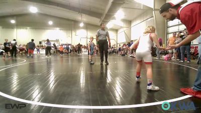60 lbs Quarterfinal - Danger Welch, Claremore Wrestling Club vs Kashen Bell, Division Bell Wrestling