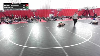 16U Boys - 150 lbs Cons. Round 3 - Max Voelker, Wisconsin vs Anthony Jr Magliaro, Kimberly High School Wrestling