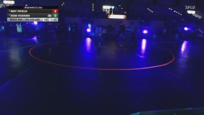 100-105 lbs Semis - Indy Fifield vs Demi Hoskins, Sanderson Wrestling Academy