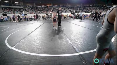 46 lbs Consi Of 16 #2 - Kyren Hiracheta, Carl Albert vs Beryck Durham, Kiefer Youth Wrestling Club