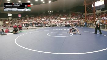 105 lbs Cons. Round 1 - Esperanza Cuin, Chanute HS vs Emerson Albright, Frontenac HS