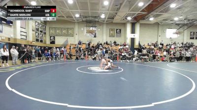 138 lbs Consi Of 8 #2 - Schneicol Saby, Hampden Charter High vs Dante Merloni, Ashland