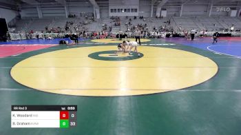 80 lbs Rr Rnd 3 - Karter Woodard, Indiana Outlaws Green vs Bennett Graham, SVRWC Black