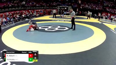 D2-120 lbs Quarterfinal - Neal Krysty, Watterson vs Nile Abbuhl, Indian Valley