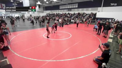 110 lbs Quarterfinal - Jenise Chan, Ayala High School Wrestling vs Leylah Ruiz, Reign WC