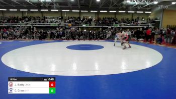 157 lbs Consi Of 8 #2 - Justin Batty, Camden Hills vs Chase Cram, Otter Valley