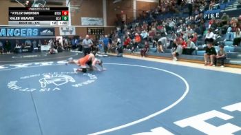 175 lbs Champ. Round 2 - Kaleb Weaver, Alta vs Kyler Swensen, Mountain Crest