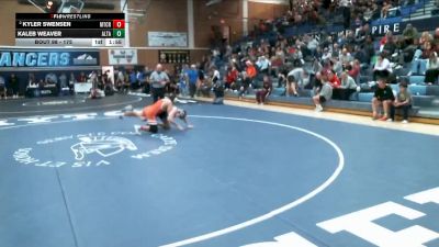 175 lbs Champ. Round 2 - Kaleb Weaver, Alta vs Kyler Swensen, Mountain Crest