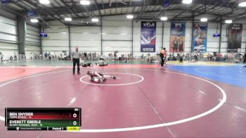 80 lbs Rd# 7- 10:45am Saturday Final Pool - Ben Snyder, Terps XPress vs Everett Eberle, NCWAY National Team