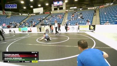 55 lbs Round 2 - Mason Galaviz, Andover Wrestling Club vs Hudson Robinson, Valley Center Kansas Wrestling