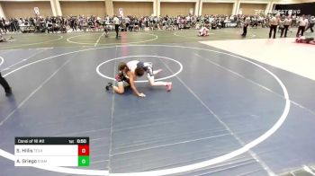 101 lbs Consi Of 16 #2 - Scarlet Hillis, Texas Takedown vs Angel Griego, Stampede WC