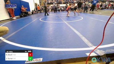 46-49 lbs Final - Brody Boyd, Team Tulsa Wrestling Club vs Jantzen Duran, Jay Wrestling Club