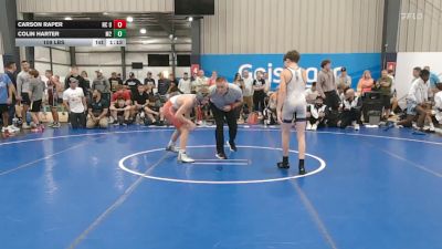 109 lbs Rr Rnd 9 - Carson Raper, NC United - BHS vs Colin Harter, M2 Training Center - BHS