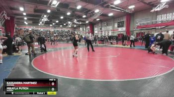 110 lbs Cons. Round 4 - Kassandra Martinez, Ontario vs Mikayla Putich, Marina