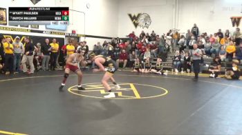 150 lbs Champ. Round 1 - Dutch Hillers, West Marshall vs Wyatt Paulsen, Newman Catholic