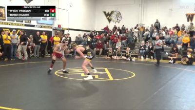 150 lbs Champ. Round 1 - Dutch Hillers, West Marshall vs Wyatt Paulsen, Newman Catholic