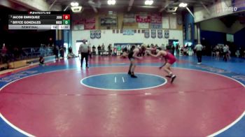 138 lbs Semifinal - Jacob Enriquez, John Glenn vs Bryce Gonzales, Norco