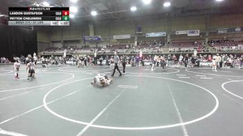 57 lbs Rr Rnd 2 - Landon Gustafson, Colorado Outlaws vs Peyton Chelewski, Colorado Outlaws