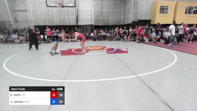 69 kg Semifinal - Kollin Rath, Steller Trained Krayt vs Jayden X James, Kong