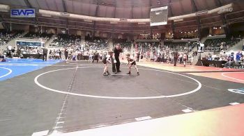 49 lbs Round Of 16 - Jax Miller, HURRICANE WRESTLING ACADEMY vs Stone Charlton, Beggs Youth Wrestling Program