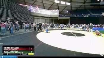 62 lbs Cons. Round 5 - Wyatt Lindeman, Thunder Mountain Wrestling Club vs Ashton Camacho, Warden Elite Wrestling