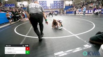 40 lbs Rr Rnd 5 - Zayden Lewis, Team Nomad vs Koen Goodin, Cowboy Wrestling Club