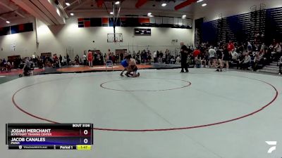 138 lbs Cons. Round 1 - Josiah Merchant, Botetourt Training Center vs Jacob Canales, PWWC