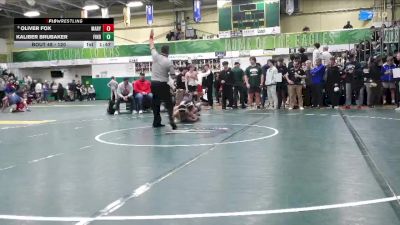 120 lbs Champ. Round 1 - Kaliber Brubaker, Findlay vs Oliver Fox, Marysville